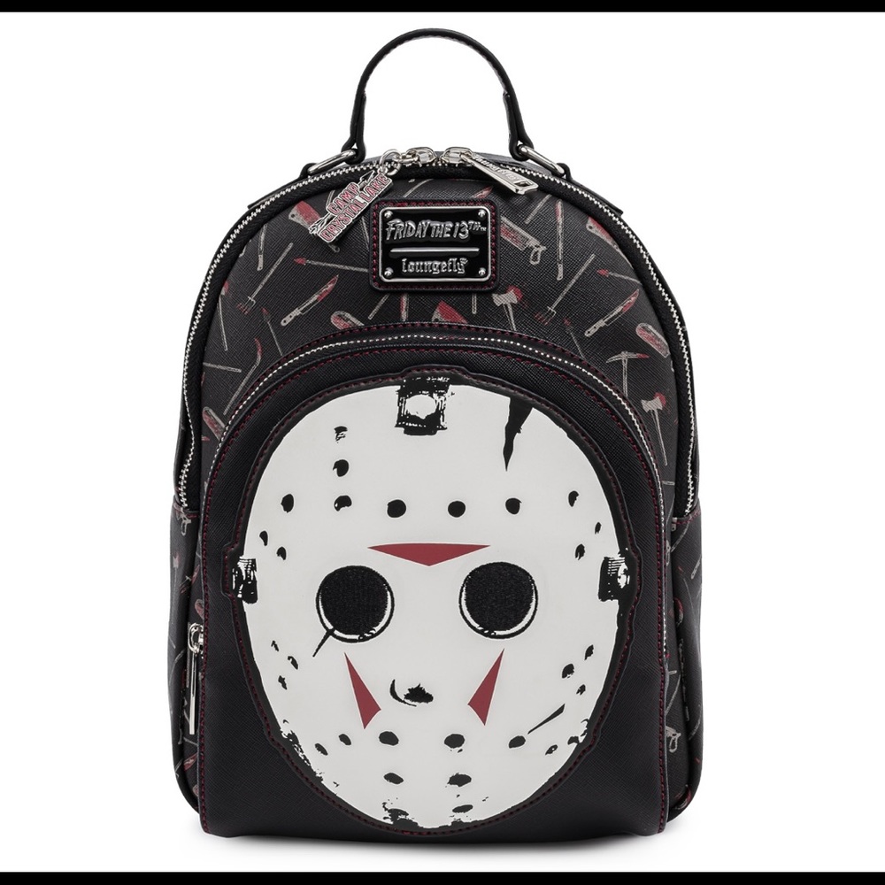 Loungefly Friday the 13th Jason Mask Mini Backpack